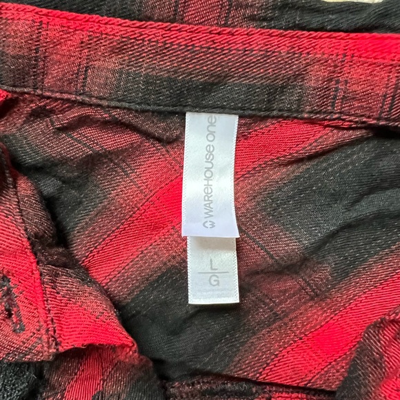 Warehouse One plaid top - Picture 2 of 6